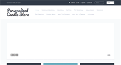 Desktop Screenshot of personalizedcandlestore.com